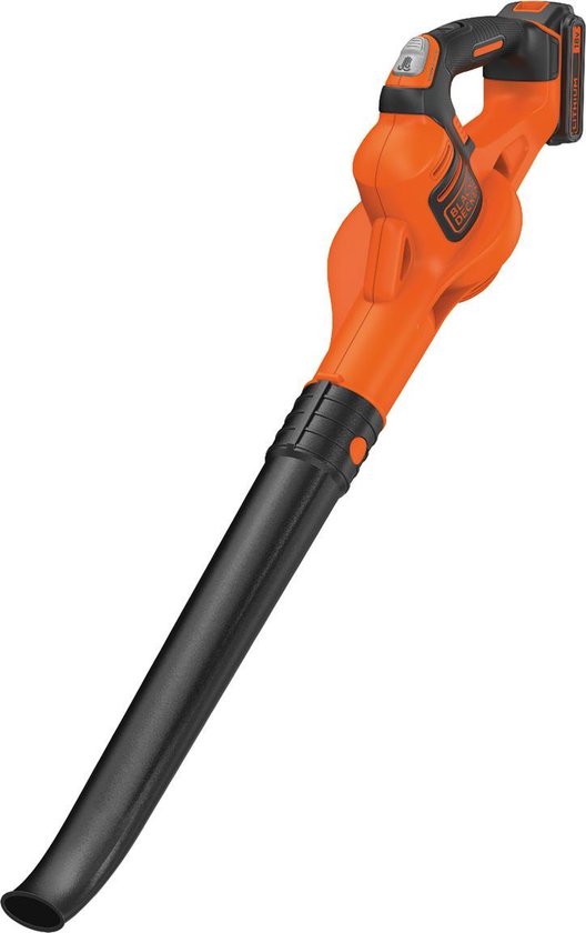 BLACK+DECKER 18V Bladblazer Accu POWERCOMMAND 2.0Ah met accu en lader POWERBOOST, 209 km/u - GWC1820PC-QW