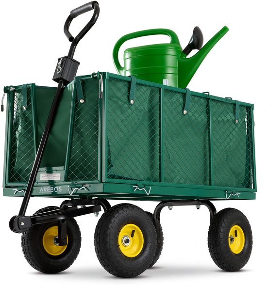 Arebos AREBOS Tuinwagen 550kg - Bolderkar - Tuinkar - Bolderwagen - Bolderkar Opvouwbaar