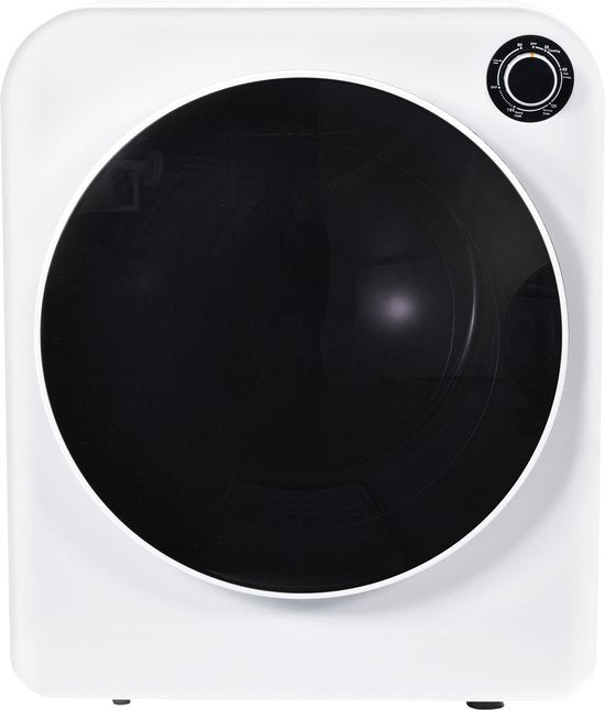 Merax Mini Luchtafvoerdroger 3KG - Geventileerde Wasdroger met Wandmontage - Droogkast - Droger - Wit