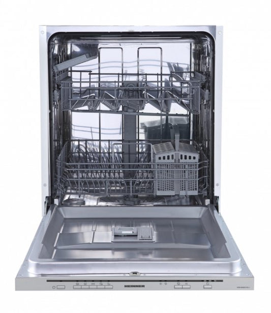 Heinner HDW-BIM60514E++ Inbouwvaatwasser 60 cm – 14 Couverts – Elektronische Bediening – Extra Laadcapaciteit – 5 Programma’s – Aquastop – 5 Jaar Garantie