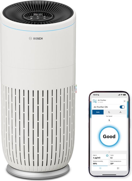Bosch Thermotechnik Bosch Air 6000i App-Gestuurde Luchtzuiveraar - Maximale Zuivering voor Grote Ruimtes(600)