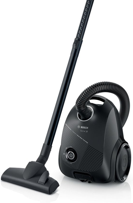Bosch BGBS2BA1P Serie 2 - Stofzuiger met zak - Microfilter - Zwart(Zwart)