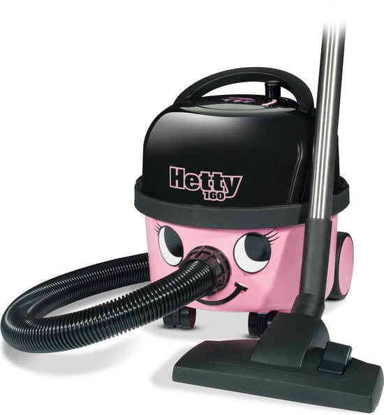 Numatic Hetty Compact HET160-11 - Stofzuiger met zak - Roze(Roze/Kierenzuigmond， Combizuigmond， Meubelzuigmond)