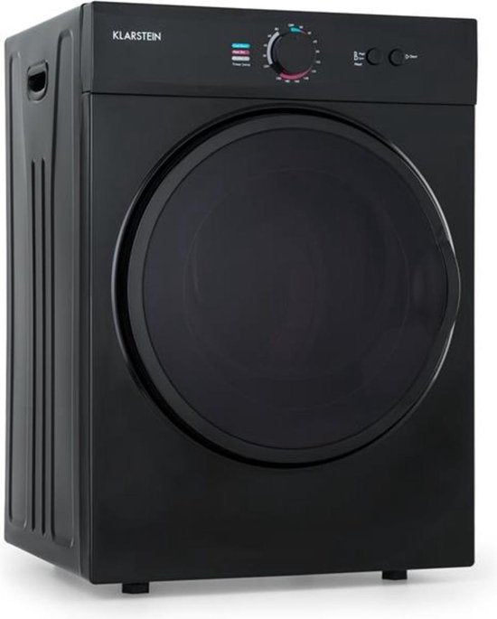 Klarstein Jet Set Wasdroger - Luchtafvoer droger - 1020W - EEK C - 3 kg - 50cm - Zwart(Zwart)