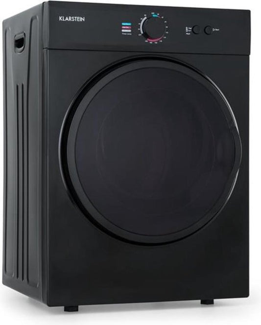 Klarstein Jet Set Wasdroger - Luchtafvoer droger - 1020W - EEK C - 3 kg - 50cm - Zwart(Zwart)