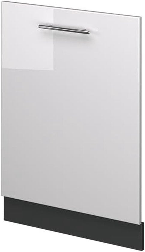 Merkloos / Sans marque Vaatwasserpaneel - Keukenfront - Keukenontwerp - MDF fronten - 60 cm breed - Wit hoogglans