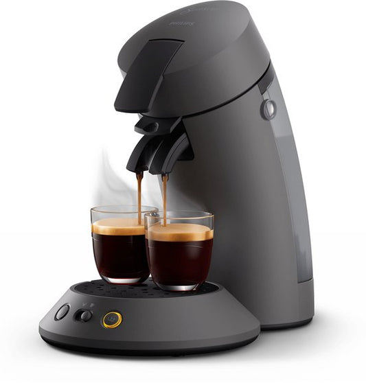 Philips Senseo Original Plus Koffiepadmachine CSA210/50 - Keuze uit 1 of 2 Kopjes - Instelbare Intensiteit - Automatische Uitschakeling - Kasjmiergrijs(Kasjmiergrijs)