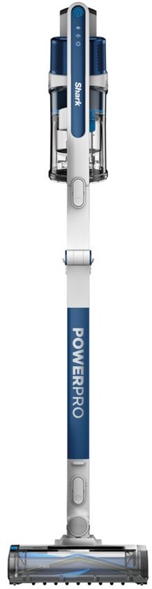 Shark PowerPRO Draadloze Steelstofzuiger - IZ380EU(Wit， Marineblauw)