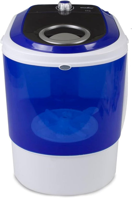 Dyna DYNA® Camping Wasmachine - Mini Wasmachine - Wasmachines - 2 kg per Wasbeurt - Met Timer - Blauw - 39cm x 37cm x 51cm