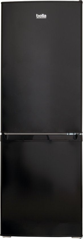 Bella BKGC225.1BE - Koelvriescombinatie - Energieklasse E - 173 Liter - 3 jaar garantie - 4 Plateaus - 40 decibel - Zwart